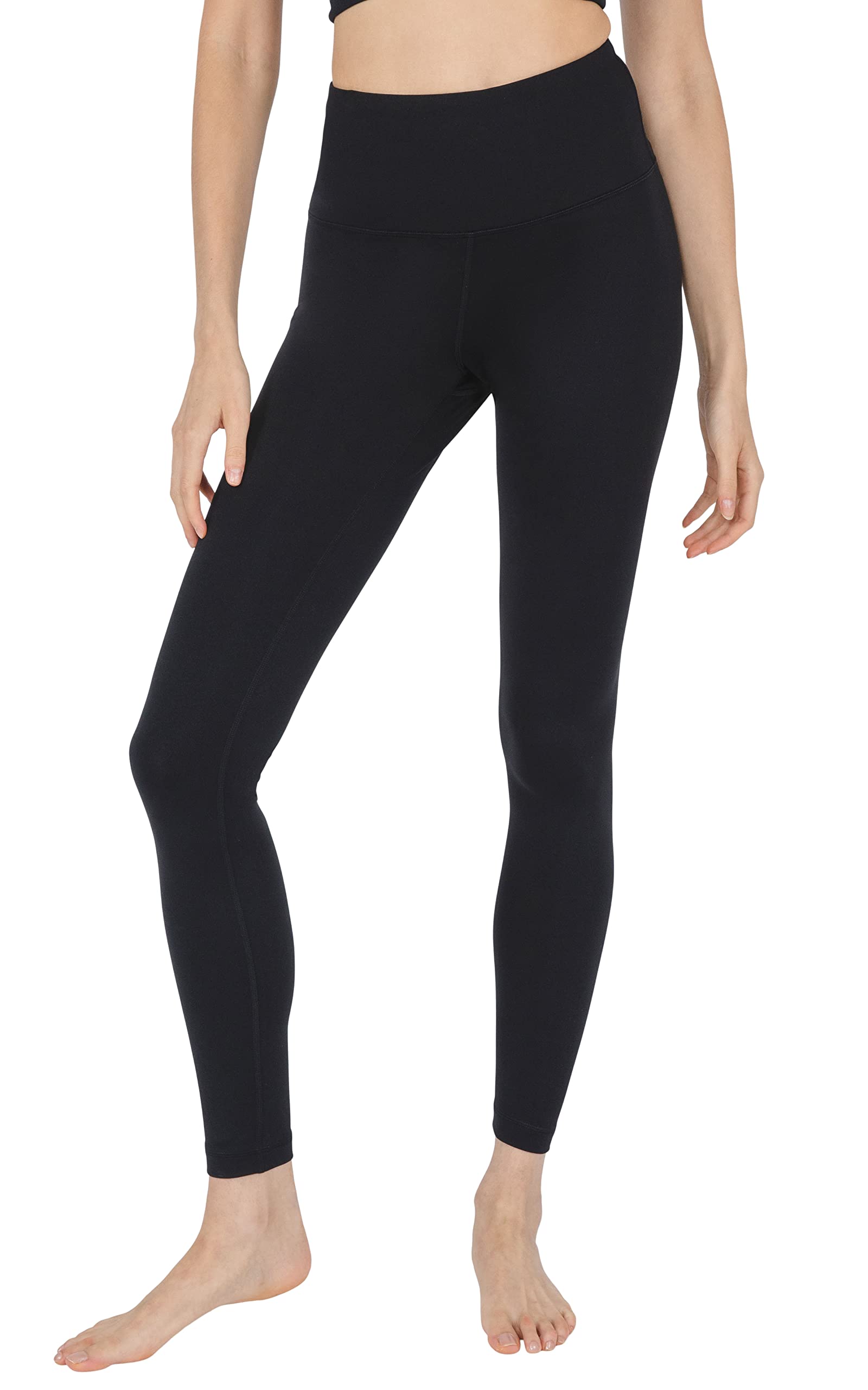 90 Degree By Reflex - High Waist Power Flex Legging - Tummy Control - Black - Small