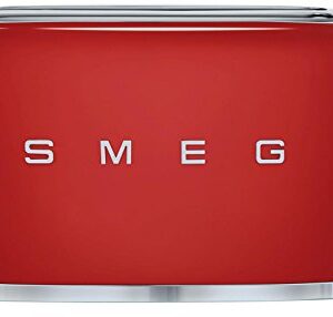 SMEG TSF02RDUS 50's Retro Style 4 Slice Toaster, Red