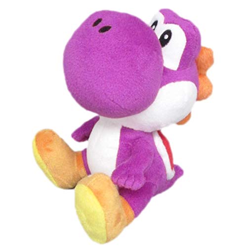 Little Buddy 1391 Super Mario All Star Collection Purple Yoshi Plush, 7"