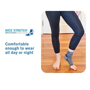 Brownmed - Nice Stretch Plantar Fasciitis Sleeve - Foot Compression Sleeve for Plantar Fasciitis & Achilles Tendonitis - Foot & Ankle Compression Brace for Arch Support - Small/Medium