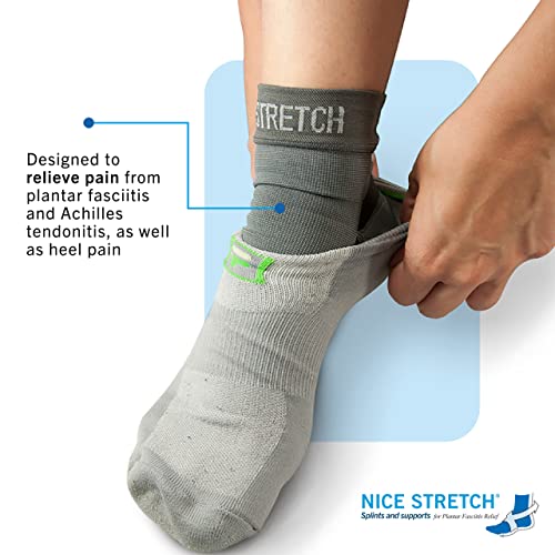 Brownmed - Nice Stretch Plantar Fasciitis Sleeve - Foot Compression Sleeve for Plantar Fasciitis & Achilles Tendonitis - Foot & Ankle Compression Brace for Arch Support - Small/Medium