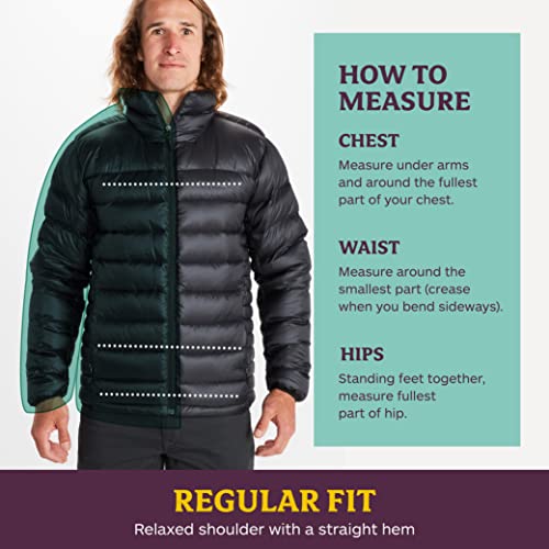 MARMOT Men's Zeus Jacket | Warm and Lightweight Jacket for Men, Ideal for Winter, Skiing, Camping, and City Style, Arctic Navy, Large