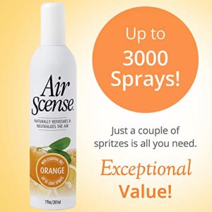 Citra Solv Air Scense Essential Oil Air Freshener - Orange Scent - Non-Aerosol - 7 Ounce | Refreshing, Long-Lasting Scent | Eco-Friendly | Exceptional Value