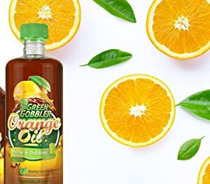 Green Gobbler All-Natural, Cold Pressed Concentrated Orange Oil for Home and Outdoor Multi-Purpose Cleaning- Hundreds of Uses, 32 oz