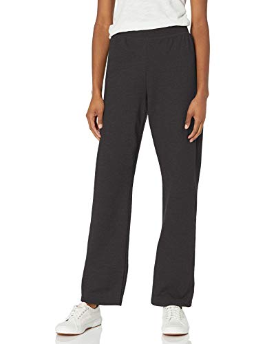 Hanes Women's Petite-Length Middle Rise Sweatpants - XX-Large - Ebony