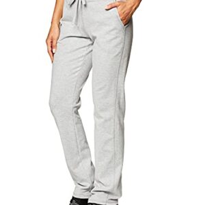 Hanes Women's French Terry Pant, Light Steel, Large