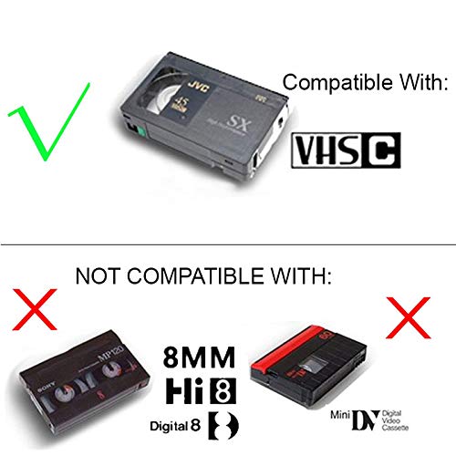 Motorized VHS-C to VHS Cassette Adapter For JVC C-P7U CP6BKU C-P6U Panasonic PV-P1 RCA VCA115