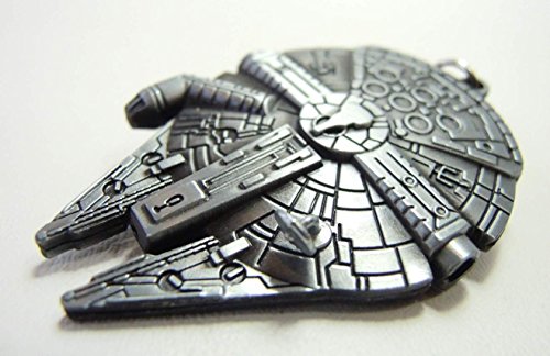 Star Wars Millennium Falcon Spaceship Alloy Keychain (Pewter)