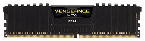 Corsair CMK8GX4M2A2400C16 Vengeance LPX 8GB (2x4GB) DDR4 DRAM 2400MHz (PC4 19200) C16 Memory Kit - Black