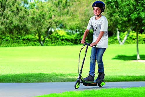 Razor Power Core E90 Electric Scooter with hub motor, push-button throttle, for kids 8+