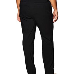 Briggs New York Womens Plus-Size Super Stretch Millennium Welt Pocket Pull-on Career Pants, Black, 20 US