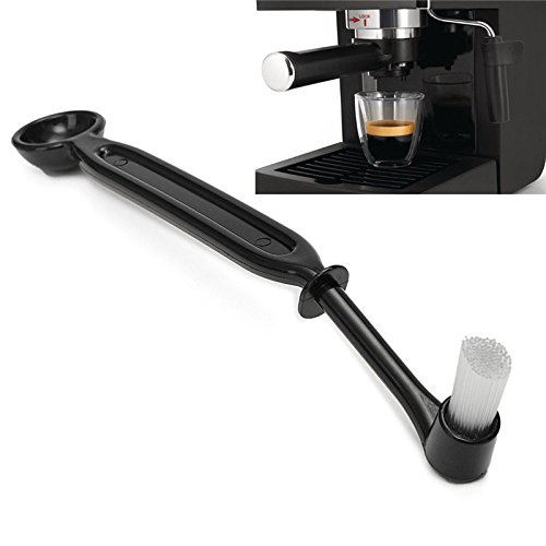 Number-one Coffee Machine Brush Cleaner Nylon Espresso Machine Brush Coffee Cleaning Tool with Spoon (Pack of 2)