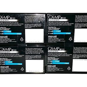 Maxell 8mm GX-MP 120 Video Camcorder tapes (4-pack)