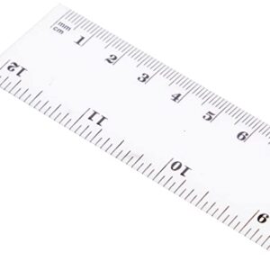 Westcott 12-Inch 300 mm Plastic Ruler - Clear