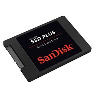 SanDisk SSD PLUS 480GB Internal SSD - SATA III 6 Gb/s, 2.5"/7mm, Up to 535 MB/s - SDSSDA-480G-G26
