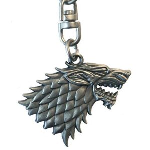 ABYstyle Game of Thrones Stark Metal Keychain Measures 4.5 x 5.5 cm Fantasy Novels Accessories Merch Gift