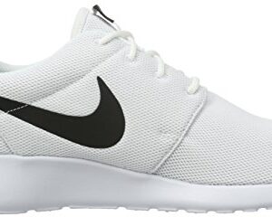 Nike Womens Roshe One Running Shoes (6 B(M) US)(White/White/Black)