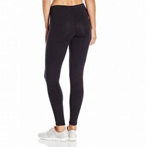 Hanes Women's Stretch Jersey Legging, Black, XX-Large