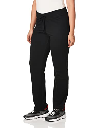 Hanes Women's French Terry Pant, Black, XX-Large