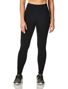 spalding women's high-waisted legging, black, medium
