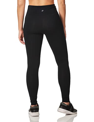 Spalding Women's High-Waisted Legging, Black, Medium