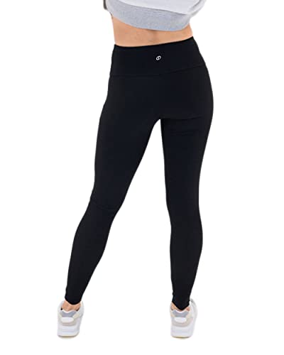 Spalding Women's High-Waisted Legging, Black, Medium