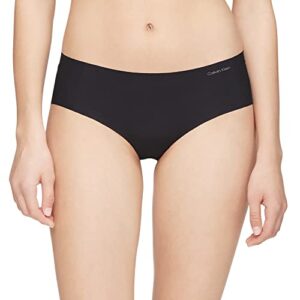 Calvin Klein Women's Invisibles Seamless Hipster Panties, 3 Pack, Speakeasy/Light Caramel/Black, Medium