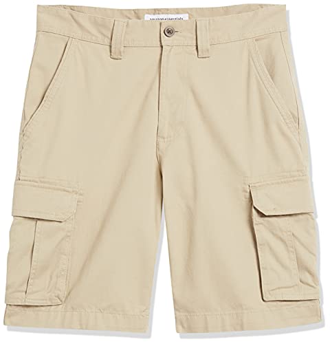 Amazon Essentials Men's Classic-Fit Cargo Short (Available in Big & Tall), Khaki Brown, 38
