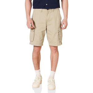 amazon essentials men's classic-fit cargo short (available in big & tall), khaki brown, 38