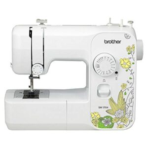 brother mobile solutions sm1704 lightweight, full size, with 17 stitches & 4 sewing' machine