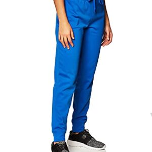 Hanes Women's Sport Performance Fleece Jogger Pants with Pockets, Awesome Blue Solid/Awesome Blue Heather, 2XL