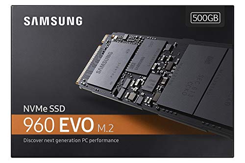 Samsung 960 EVO 500GB Solid State Drive (MZ-V6E500BW) m.2 NVMe,Hybrid Drive