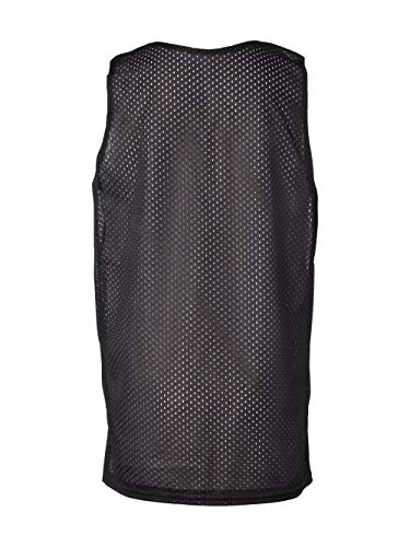 Badger Sport Black/White Adult XL Reversible Mesh Tank Top Jersey Uniform