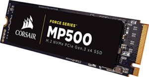 corsair force series mp500 240gb nvme pcie gen3 x4 m.2 ssd solid state storage, up to 3,000mb/s