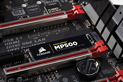 CORSAIR FORCE Series MP500 240GB NVMe PCIe Gen3 x4 M.2 SSD Solid State Storage, Up to 3,000MB/s