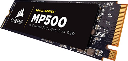 CORSAIR FORCE Series MP500 240GB NVMe PCIe Gen3 x4 M.2 SSD Solid State Storage, Up to 3,000MB/s