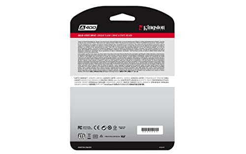 Kingston 240GB A400 SATA 3 2.5" Internal SSD SA400S37/240G - HDD Replacement for Increase Performance