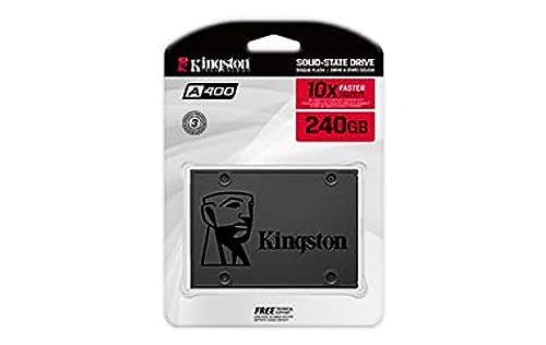 Kingston 240GB A400 SATA 3 2.5" Internal SSD SA400S37/240G - HDD Replacement for Increase Performance