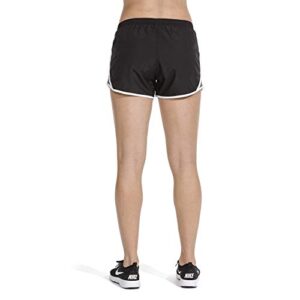 Nike Women's Dry 10K Running Shorts, Black/White/Dark Grey/Wolf Grey, Large