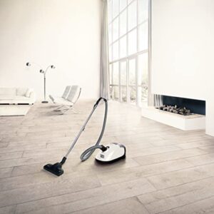 Miele Compact C1 Pure Suction Powerline Canister Vacuum, Lotus White