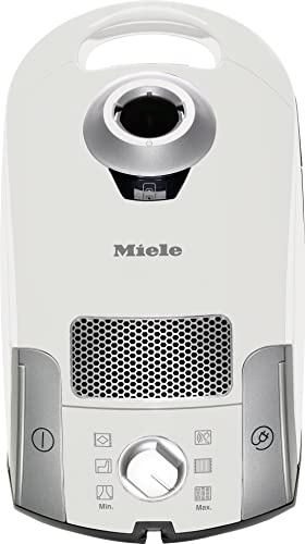 Miele Compact C1 Pure Suction Powerline Canister Vacuum, Lotus White