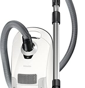 Miele Compact C1 Pure Suction Powerline Canister Vacuum, Lotus White