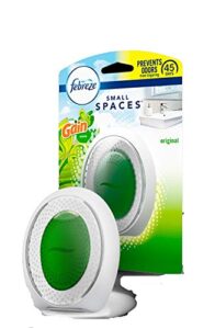 febreze air freshener, small spaces air freshener, starter kit and refills value pack, gain scent freshener, 0.18 oz, pack of 3