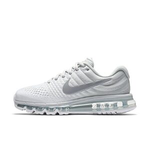 nike women's air max 2017 shoes, pure platinum/wolf grey-white, 8.5