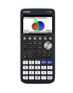 casio prizm fx-cg50 color graphing calculator,black & white,7.21"wx10.32"lx2.05"h