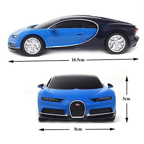 Bugatti Chiron Blue/Black Radio Remote Control Sport Racing Car RC 1/24 Scale