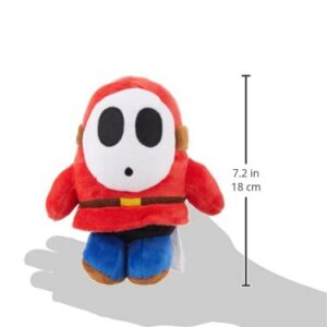 Little Buddy Super Mario All Star Collection 1591 Shy Guy Stuffed Plush, 6.5",Multi-colored, 156 months to 180 months