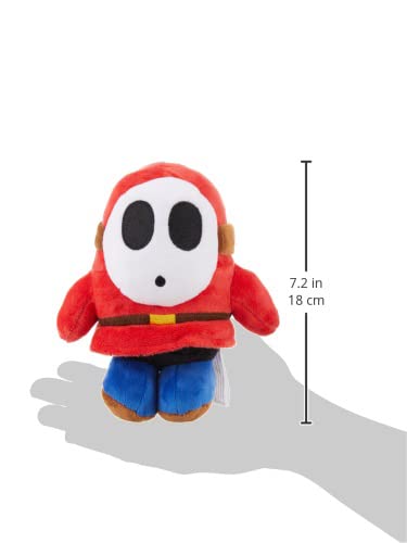 Little Buddy Super Mario All Star Collection 1591 Shy Guy Stuffed Plush, 6.5",Multi-colored, 156 months to 180 months