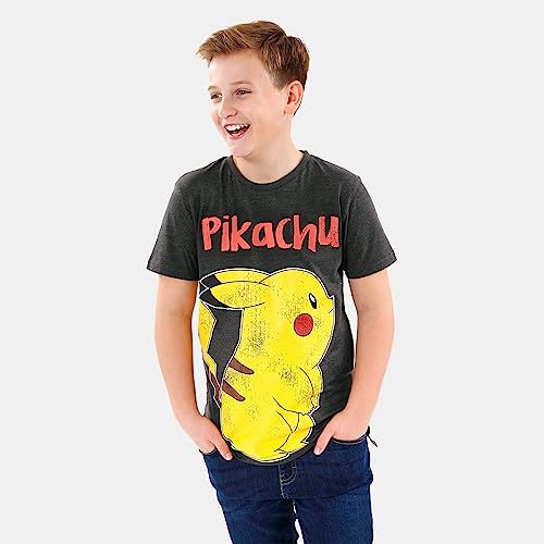 Pokemon Tshirt | Pikachu Boys Tshirts | Pokémon Clothes for Kids Size 8 Multi