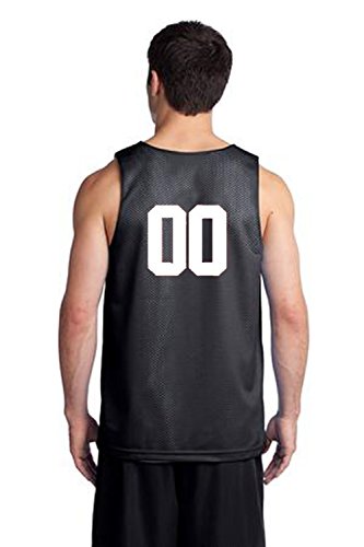 Custom Basketball Jersey - Numbers Only (Large, Black)